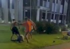 Vídeo mostra agressão violenta a jovem em frente à Câmara de Vereadores de Pato Bragado
