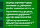 Prefeitura esclarece vídeo de ônibus em rio e afirma que não houve feridos