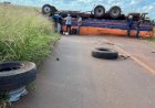 ATUALIZADO: Tragédia na PR-681: acidente entre caminhão e carro deixa três mortos em Alto Piquiri