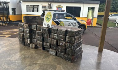 ROTAM recupera veículo furtado com quase 800 kg de maconha em Toledo
