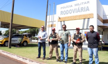 Blitz educativa marca Dia Nacional do Trânsito em Marechal Cândido Rondon