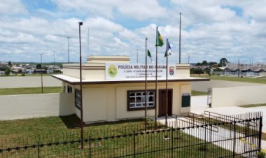 Empresa é invadida e tem portas danificadas em Entre Rios do Oeste
