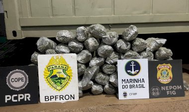 BPFRON e forças de segurança apreendem mais de 500 kg de drogas em ações na fronteira com o Paraguai