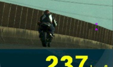 Irresponsabilidade e imprudência: PRF flagra motocicleta a 237 km/h na BR-369, em Cascavel