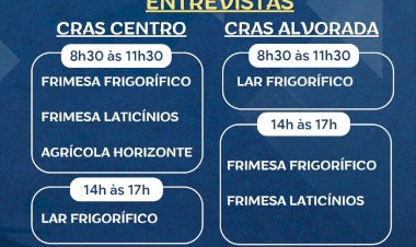 Programa de Inclusão ao Emprego promove entrevistas de trabalho no dia 4 de fevereiro em Marechal Cândido Rondon