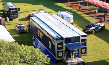 PRF realiza ações de educação para o trânsito no Show Rural Copavel 2026