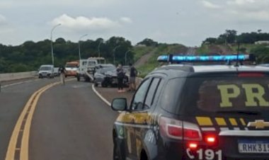 Colisão frontal deixa cinco feridos na BR-277, em Foz do Iguaçu