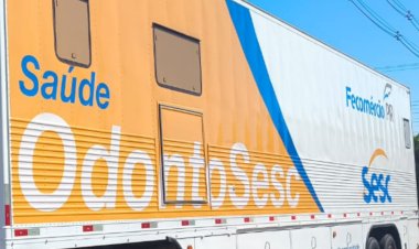 Carreta Odonto Sesc chega a Nova Santa Rosa para integrar comemorações dos 50 anos (assista o vídeo)