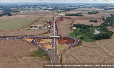 Trânsito no contorno viário de Palotina será interrompido para conclusão das obras