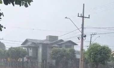 Chuva com vento chega ao município de Maripá e deve evoluir para a região de Marechal Rondon