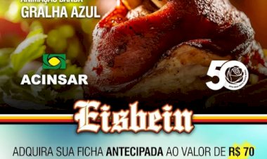 Últimos dias para garantir fichas do 34º Jantar Típico Alemão em Nova Santa Rosa