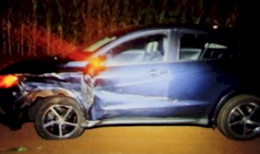 Acidente lateral é registrado na PR-182 em Maripá e não deixa feridos