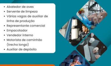 Fim de mês com oportunidades: Agência do Trabalhador divulga vagas em Nova Santa Rosa