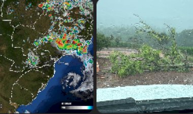 Ciclone extratropical provoca chuvas localizadas, granizo e ventos fortes  em São Pedro do Iguaçu