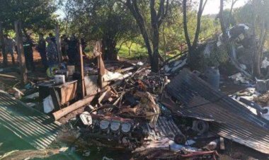 Avião  cheio de dinheiro da empresa Prosegur cai, pega fogo, mata piloto e deixa três feridos na fronteira