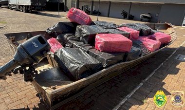 BPFRON e Polícia Federal apreendem 3,5 mil pacotes de cigarros contrabandeados em Mercedes