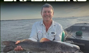 Pescador de Mercedes PR, conquista recorde nacional com surubim manchado