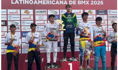 Luis Pereira conquista três pódios em competições de BMX na Colômbia