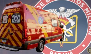 Motociclista fica  ferido em acidente na PR-467, em Marechal Rondon próximo ao trevo de Iguiporã