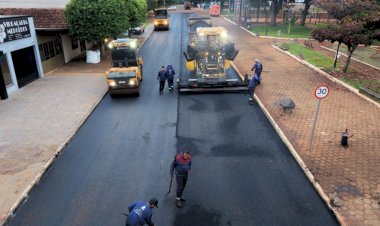 Obra de recapeamento asfáltico é concluída na região central de Mercedes