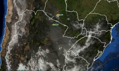 Sistema frontal en deslocamento da Argentina para a região Oeste do Paraná pode trazer chuva na noite de hoje  (28)