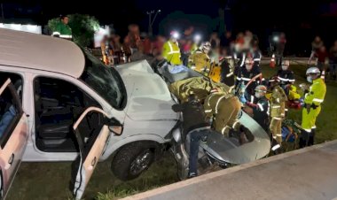 Colisão na BR-277 deixa dois mortos e duas pessoas gravemente feridas em Santa Tereza do Oeste