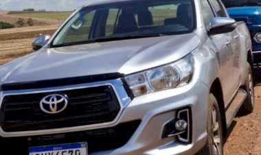 Caminhonete Hilux é furtada da garagem de residência durante a madrugada na região