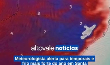 Meteorologista renomado faz alerta sobre ações do clima e o tempo com risco de tornado e geadas amplas