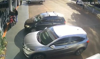 Moto que apareceu em video sendo furtada em  frente a uma empresa em Marechal é recuperada  em  Porto Mendes