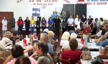 Programa Saúde em Equilíbrio reúne expressiva participação no Clube de Idosos 25 de Julho em Nova Santa Rosa