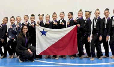 Nova Santa Rosa brilha com medalhas e domínio técnico na II Etapa da Copa Oeste de Ginástica Rítmica em Cascavel