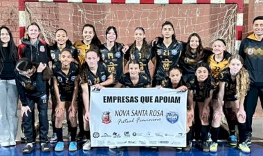 Nova Santa Rosa conquista pódio no feminino e fecha etapa de Toledo com bons resultados no Circuito Oeste de Futsal