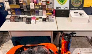 Bpfron e Polícia Federal apreendem medicamentos e mercadorias e prendem três mulheres em Cascavel