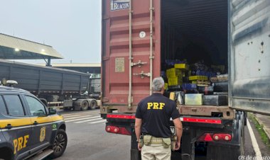 Aconteceu hoje (08) pela manhã: PRF apreende mais de 6 toneladas de maconha em caminhão na BR-163, em Guaíra