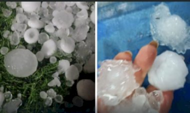 Granizo atinge três municípios do Paraná durante temporal nesta sexta dia 14