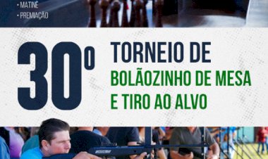 30º Torneio de Bolãozinho de Mesa e Tiro ao Alvo de Mercedes acontece neste domingo