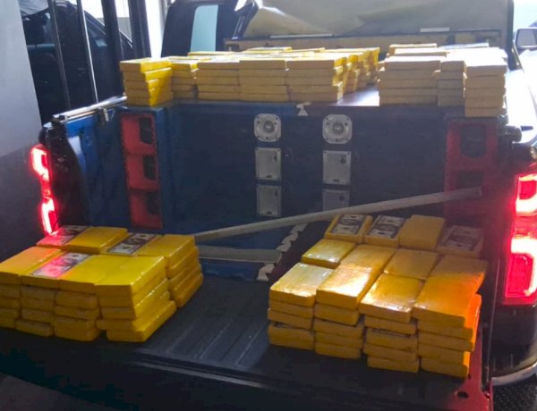 Ação conjunta da PRF e PF apreende mais de 277 quilos de cocaína na região