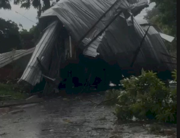 Temporal provoca estragos em Maripá e mobiliza equipes da prefeitura