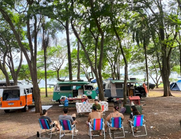 Em Porto Mendes está acontecendo o 5º Encontro de Motorhomes