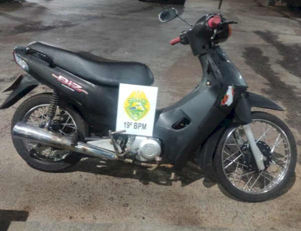 Motocicleta furtada é recuperada e homem é preso por receptação em São Pedro do Iguaçu