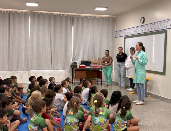 Dia B de Saúde Bucal mobiliza alunos e reforça prevenção em Nova Santa Rosa