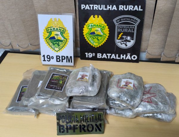 Polícia apreende drogas e prende suspeitos de tráfico após abordagem no centro de Toledo