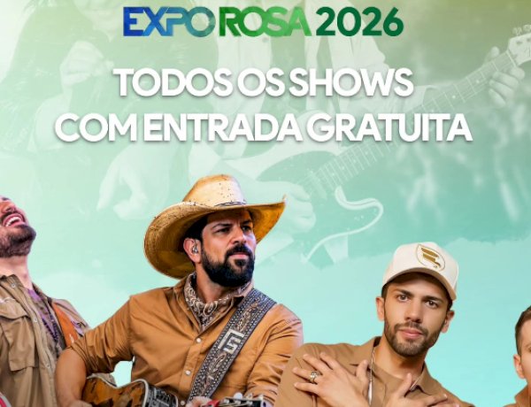 Faltam dois dias: Expo Rosa 2026 promete quatro dias de festa e programação intensa