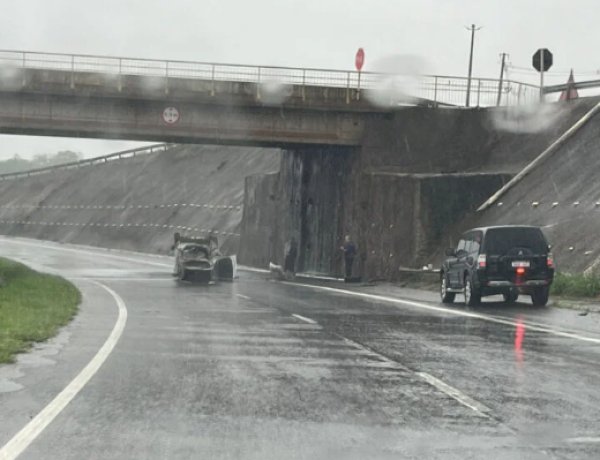 Acidente na BR-163 interdita faixa entre Quatro Pontes e Marechal Rondon