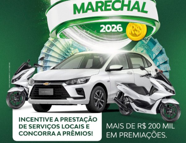 Cadastro para primeiro sorteio da Nota Premiada Marechal 2026 termina nesta segunda-feira