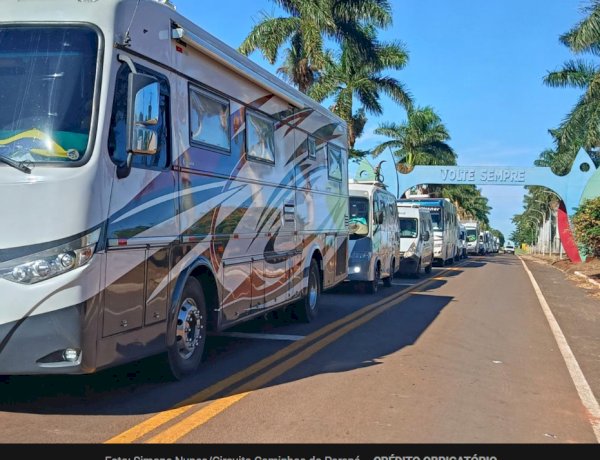 Nova Santa Rosa recebe Circuito Caminhos do Paraná com exposição de trailers e motorhomes na Praça da Bíblia