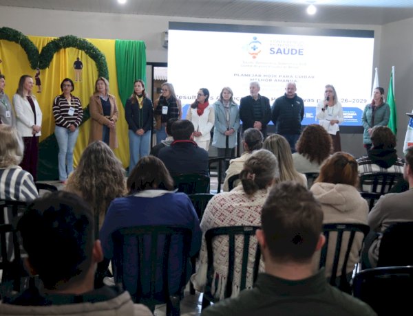 Conferência Municipal de Saúde reforça participação popular e debate sobre o SUS em Nova Santa Rosa