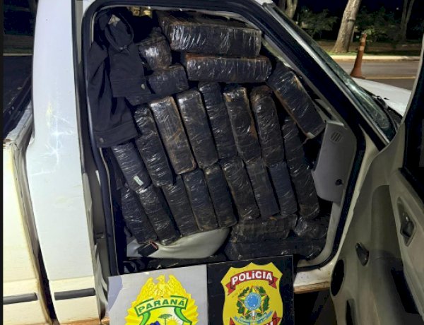 BPFRON e Polícia Federal apreendem mais de 1,1 tonelada de maconha em porto clandestino de Santa Helena