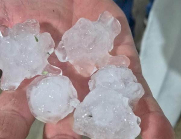 Temporal com Granizo Atinge Serranópolis do Iguaçu e Outras Cidades do Oeste do Paraná com muita chuva neste Domingo(28)