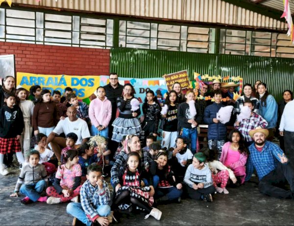 Festa Junina do CAF Reúne Crianças, Adolescentes e Idosos em Tarde de Integração e Tradição em Marechal Cândido Rondon